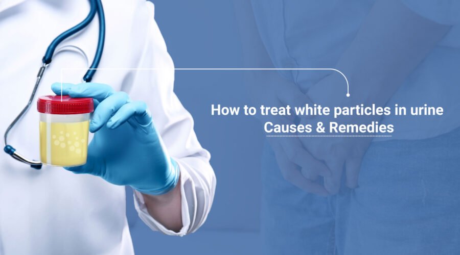 How to treat white particles in urine