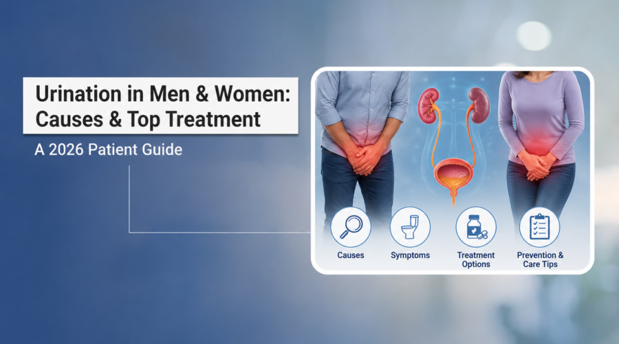 Urination issues in men and women
