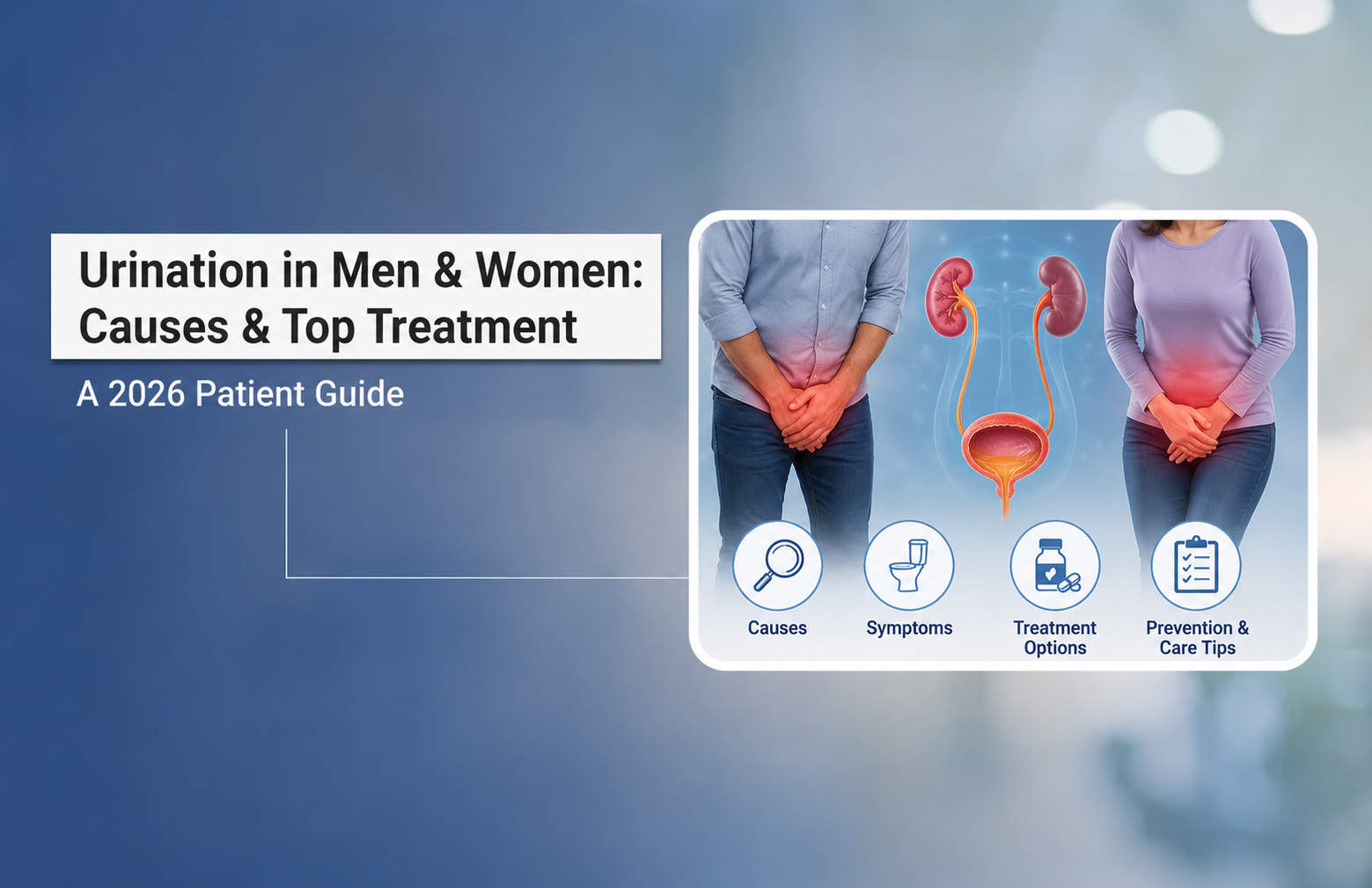Urination issues in men and women