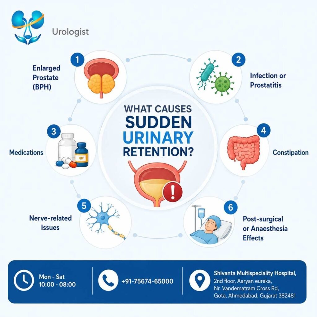 What Causes Sudden Urinary Retention